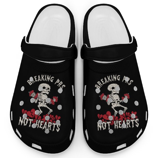 Anti Valentine´s Day Broken Heart Powerlifting Gym Clogs