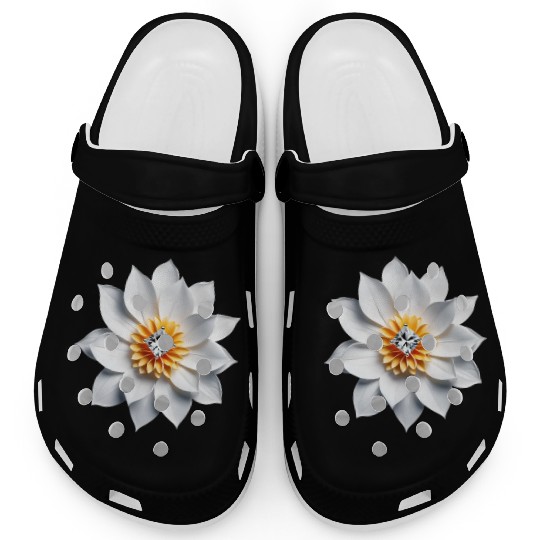Diamond Blossom Clogs