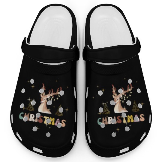 reindeer christmas Clogs