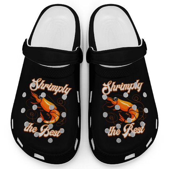 Funny shrimp food shrimp design for seafood chefs Clogs