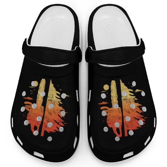 Lumberjack gift for woodworkers chainsaw wood Clogs