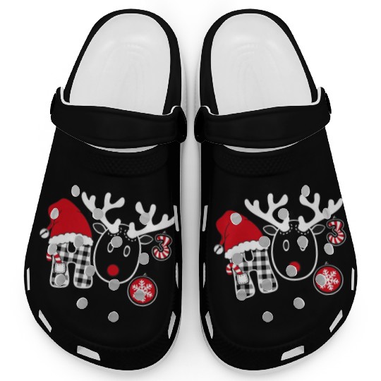 ugly christmas ho ho ho sweater Clogs