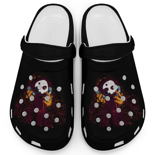 Ghostface Phone Call Clogs