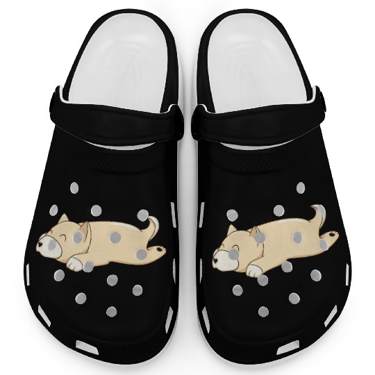 Doggo Puppy Sploot Dog Lover Clogs
