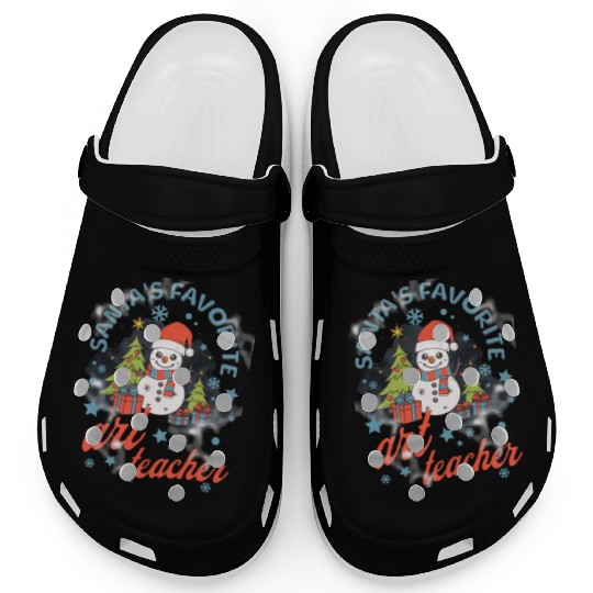 Santa s favorite art teacher Clogs