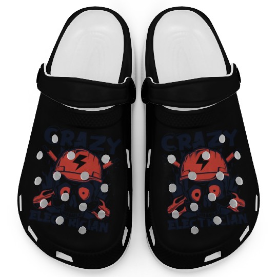 Crazy Electrician Powerline Technician Wiremen Clogs