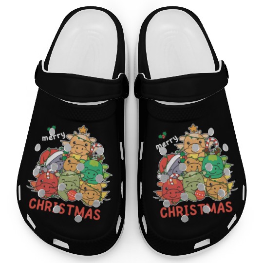 Dragon Christmas Tree Merry Christmas Clogs