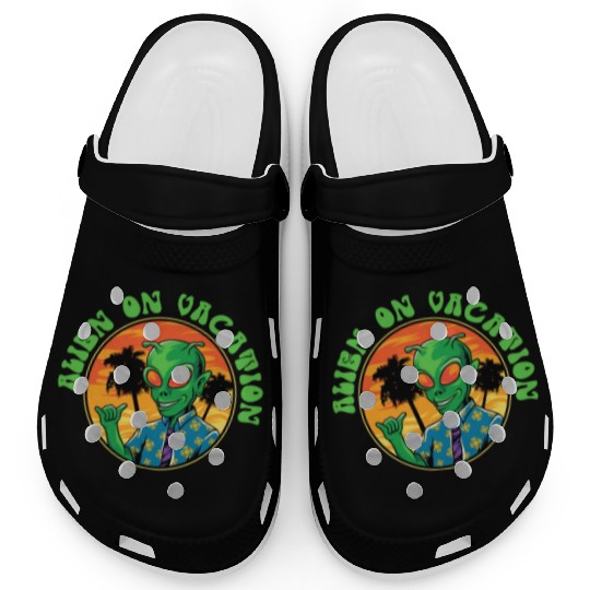 Alien, Aliens, UFO, UAP, Space Unknown Flight Clogs