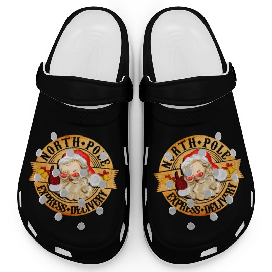 North Pole Express Delivery Clogs