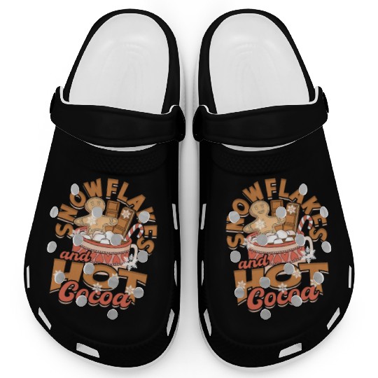Snowflakes and Hot Cocoa - Snow Clogs