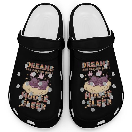 Dreams Are Calling Youth Cute Moose Clogs