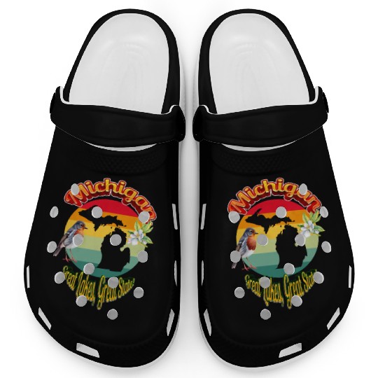 Michigan: Great Lakes, Great State! Clogs