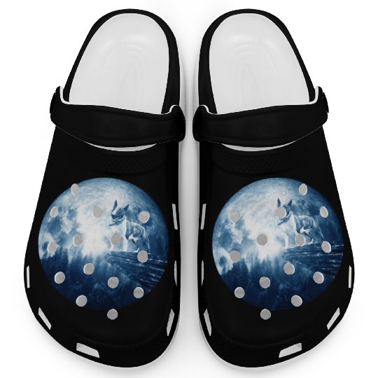 Bull Terrier Miniature Dog Moon Dog Mom Dad Women Clogs