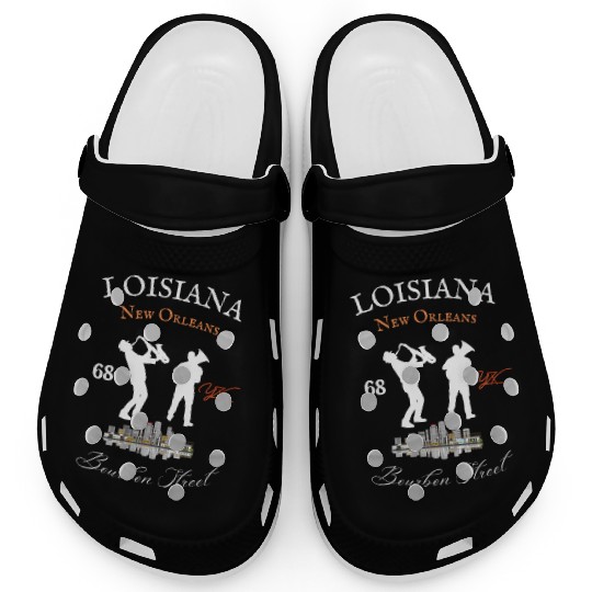 Louisiana New Orleans Bourbon street Clogs