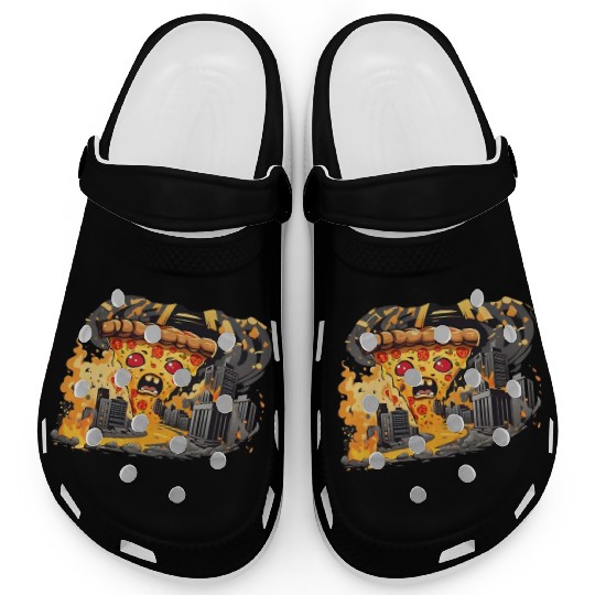 Angry Pizza Clogs