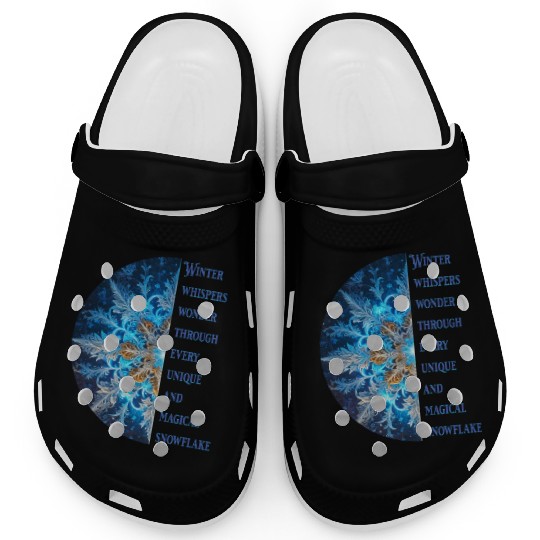 winter whispers wonder snowflake 1 Clogs