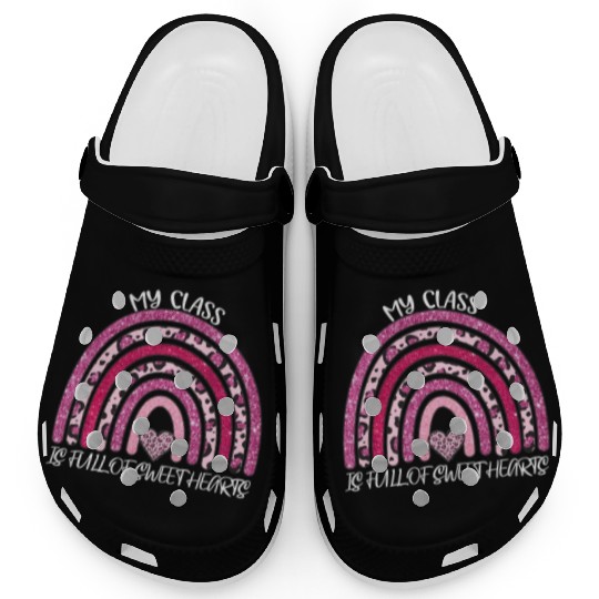 Full Of Sweethearts For Teacher Valentines Day Clogs