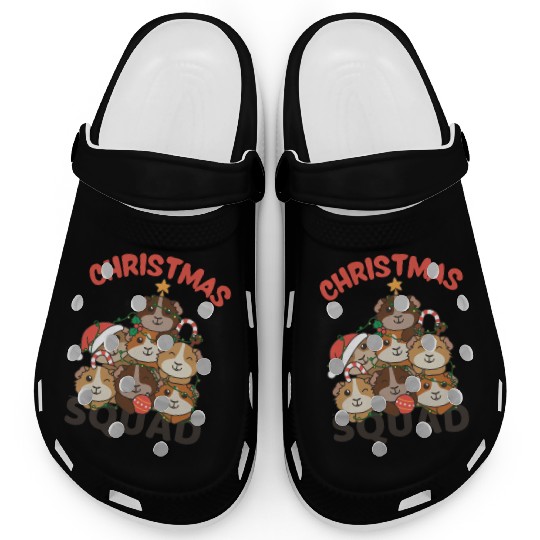 Guinea Pig Christmas Tree Christmas Squad Clogs