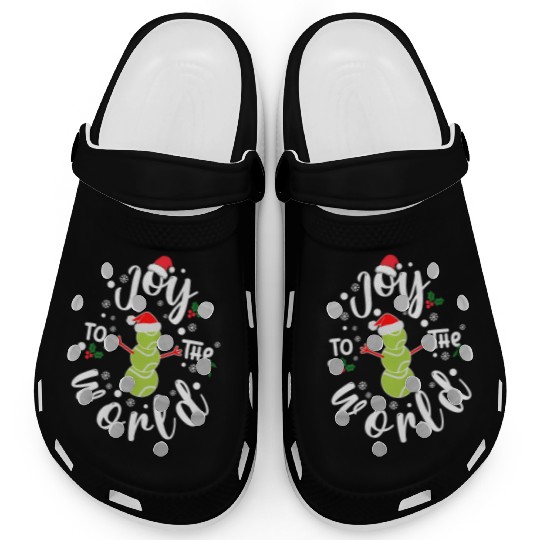 Christmas Tennis Joy To The World Funny Tennis Clogs