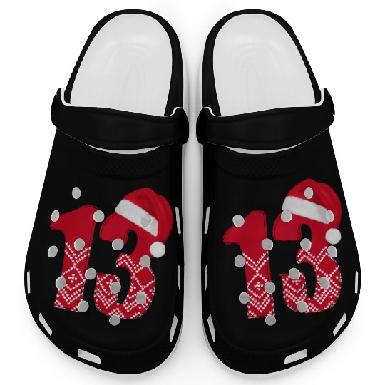 13 Year Old Teenager - Christmas Number Thirteen Clogs