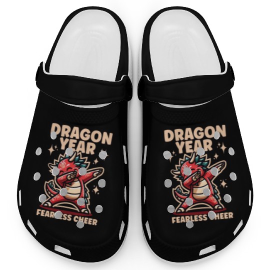 Dragon Kids Year of the Dragon Dabbing Clogs