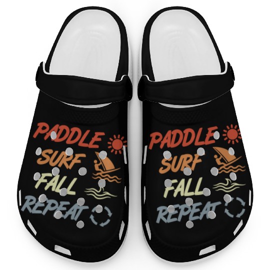 Paddle Surf Fall Repeat Clogs