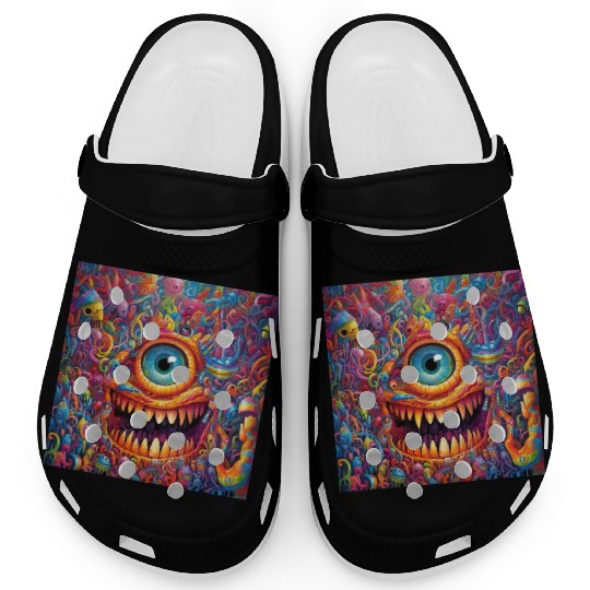 Going On a Little Trip - Cyclops and Teeth Psyched Clogs