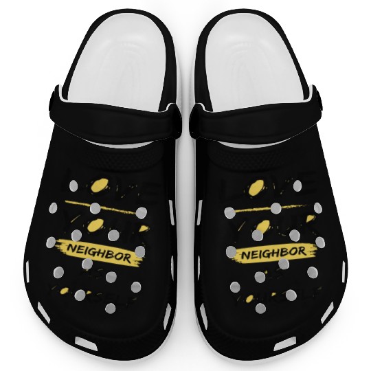 Love Your Neighbor As Yourself Clogs