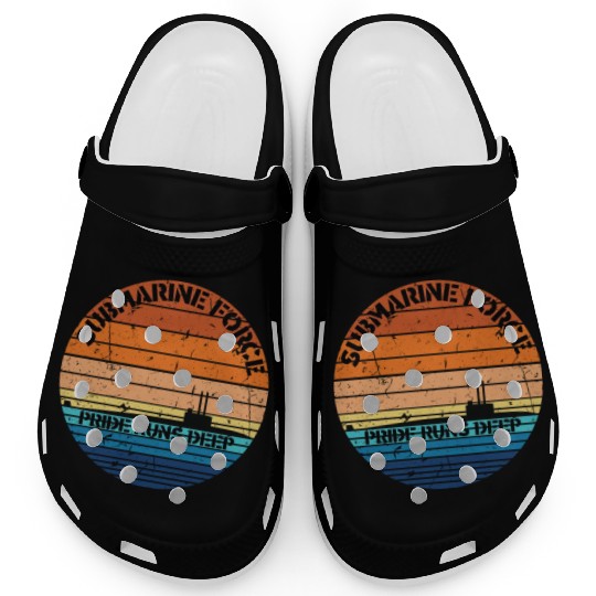 Sunset Navy Submarine Force Pride Runs Deep Clogs