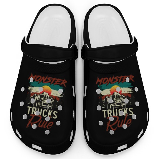 Monster Trucks And Mountain Adventures Clogs