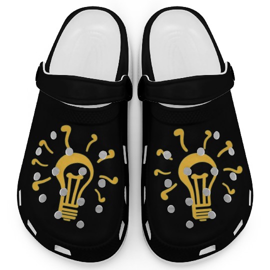 yellow lamp Clogs