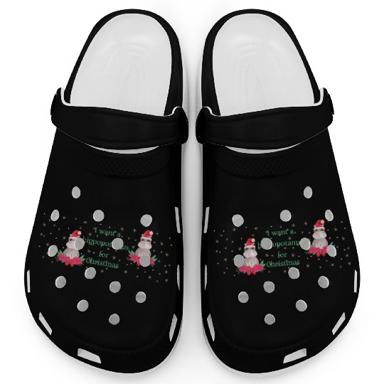 I Want a Hippopotamus for Christmas Clogs