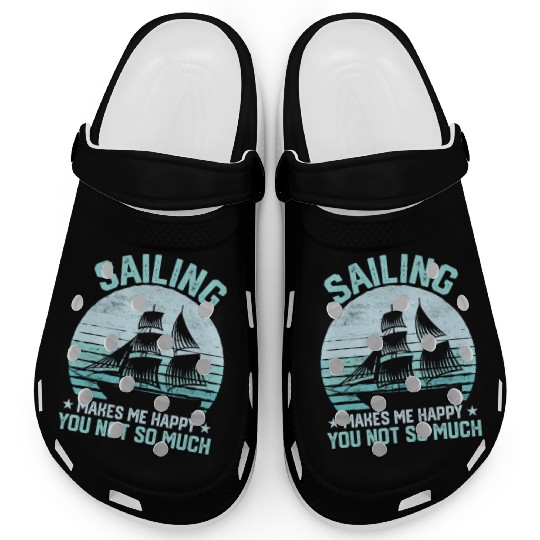 Happy Sailing Clogs Unisex Sailing Clogs Funny