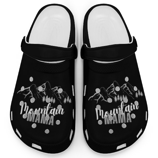 Mountain Mama, 3 Mountain peaks Clogs