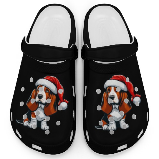 Basset Hound Xmas Gifts Clogs