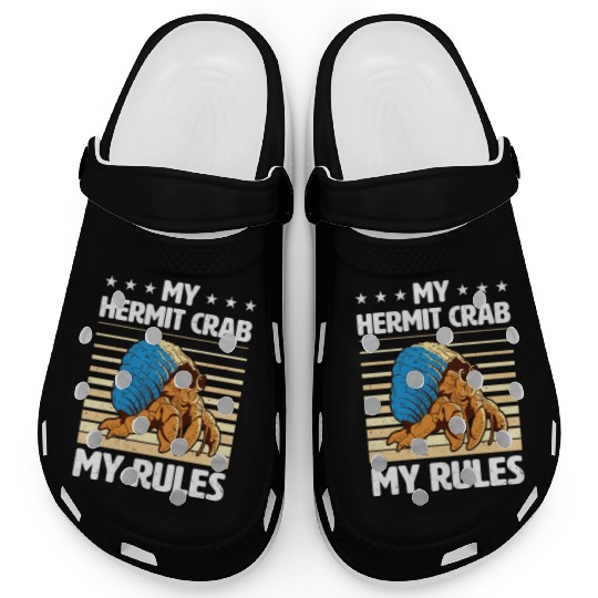 Sea Creature Seafood Shells Hermit Crab Lover Clogs