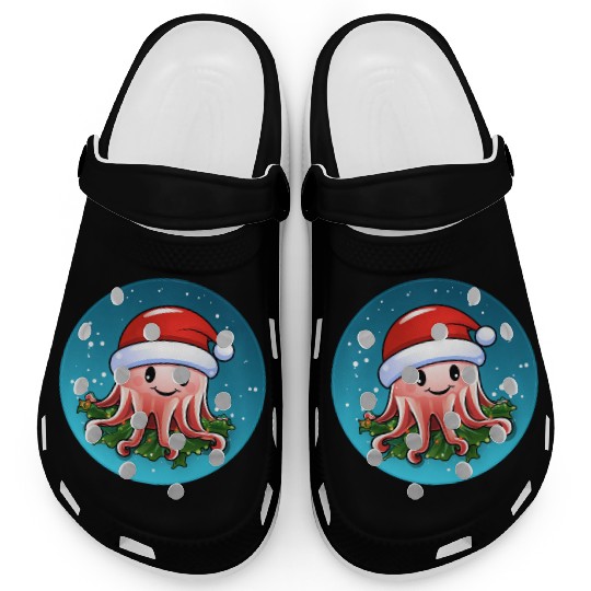Jellyfish Christmas Clogs