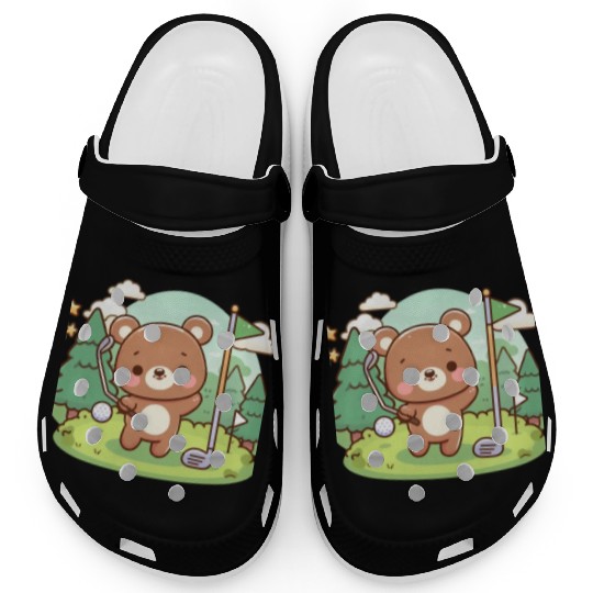 Golfing bears Clogs