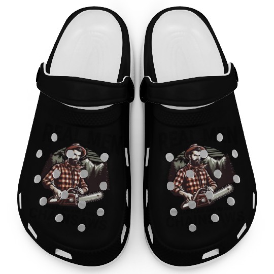 Lumberjack Woodworker Woodcutter Chainsaw Arborist Clogs