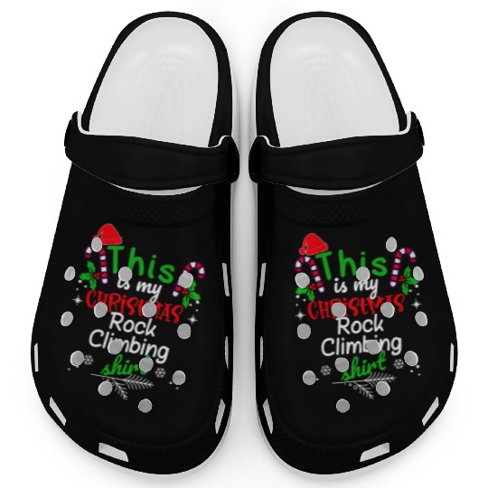 This is my Christmas Rock Climbing Clogs