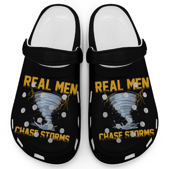 Storm Spotter | Storm Chaser Storm Warnings Gift Clogs