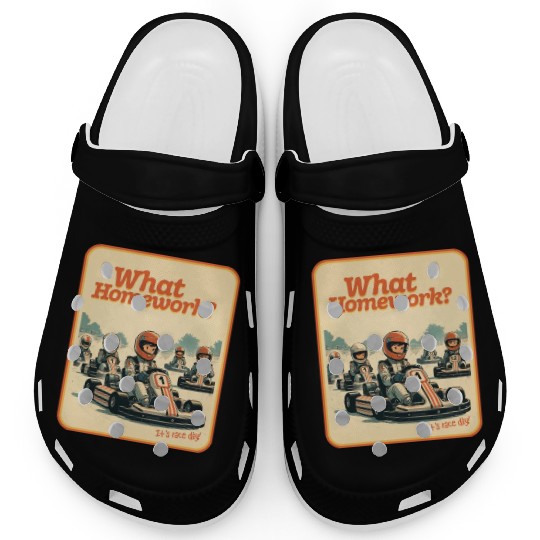 What Homework? It’s Race Day! Clogs