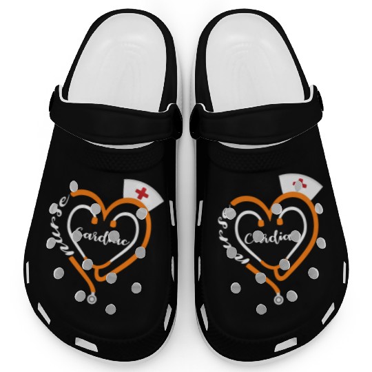 Cardiac Nurse Halloween Stethoscope He Rn Clogs