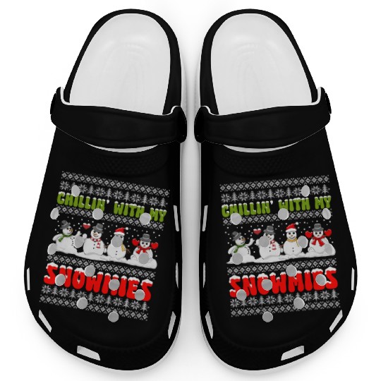Snowmen Chilling with my Snowmies Winter Clogs
