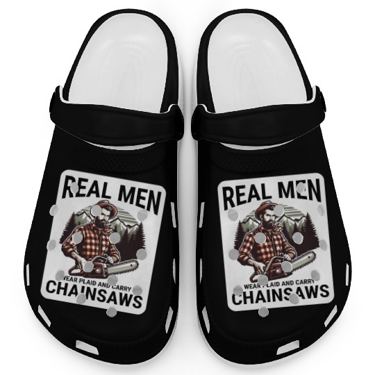 Lumberjack Woodworker Woodcutter Chainsaw Arborist Clogs