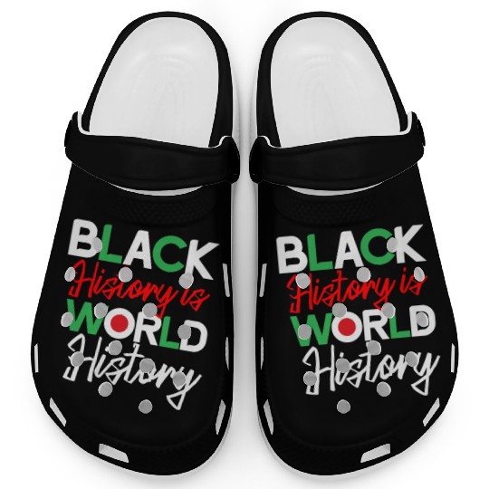 Black History is World History Clogs