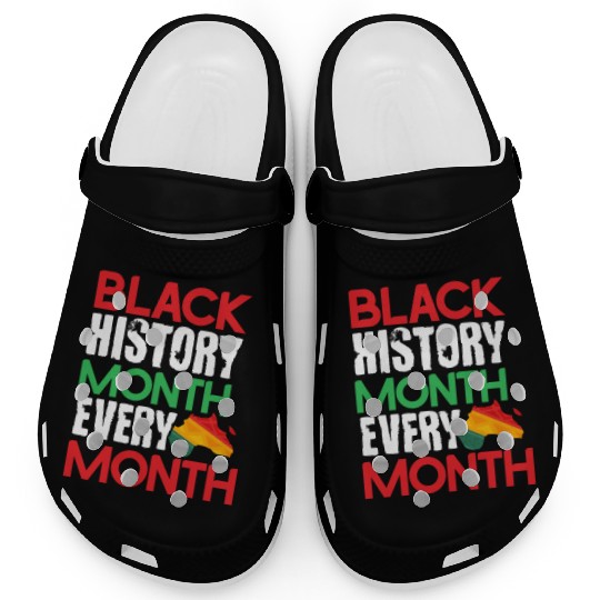 Black History Month Every Month Clogs
