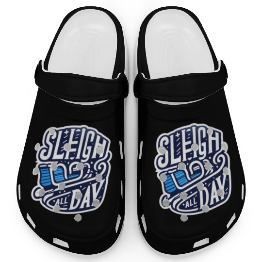 Sleigh All Day Christmas Tees Clogs