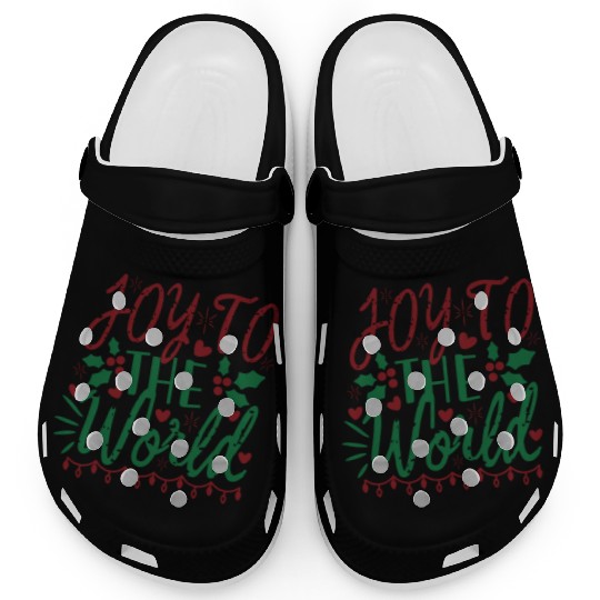 Joy To The World Christmas Clogs