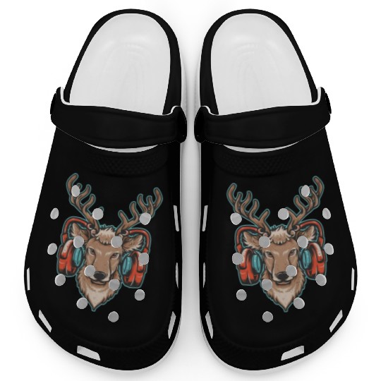 Gamer Reindeer Clogs